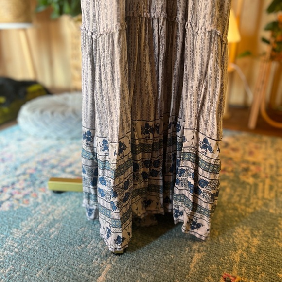 Japna Floral Boho Patterned Maxi Dress - Picture 7 of 7